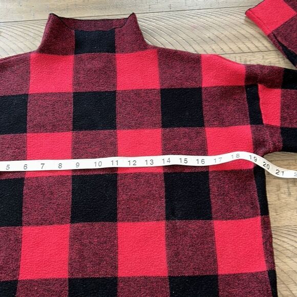 🌴 Tommy Bahama 🇧🇸 Mock 🐢Neck Sweater Buffalo🦬 Scotland🏴󠁧󠁢󠁳󠁣󠁴󠁿 Plaid - Picture 7 of 17